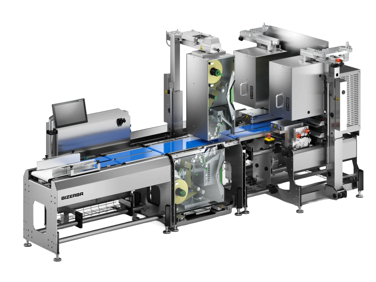 System ważąco-etykietujący z aplikatorem C-Wrap GLM-I — BIZERBA