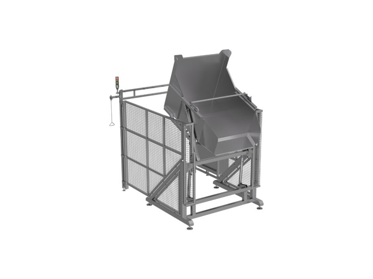 Wywrotnica skrzyniopalet RK-1000 — NEVSA